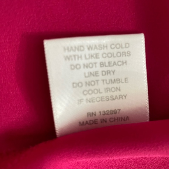 Rose & Olive Magenta Blouse, Size S - Picture 6 of 6